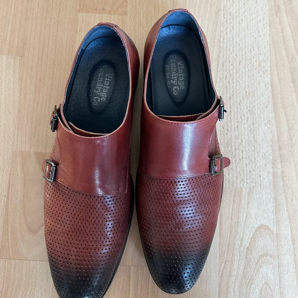 Vintage Foundry Abbey Hill Double Monk Shoes US Size 9 - Picture 2 of 6